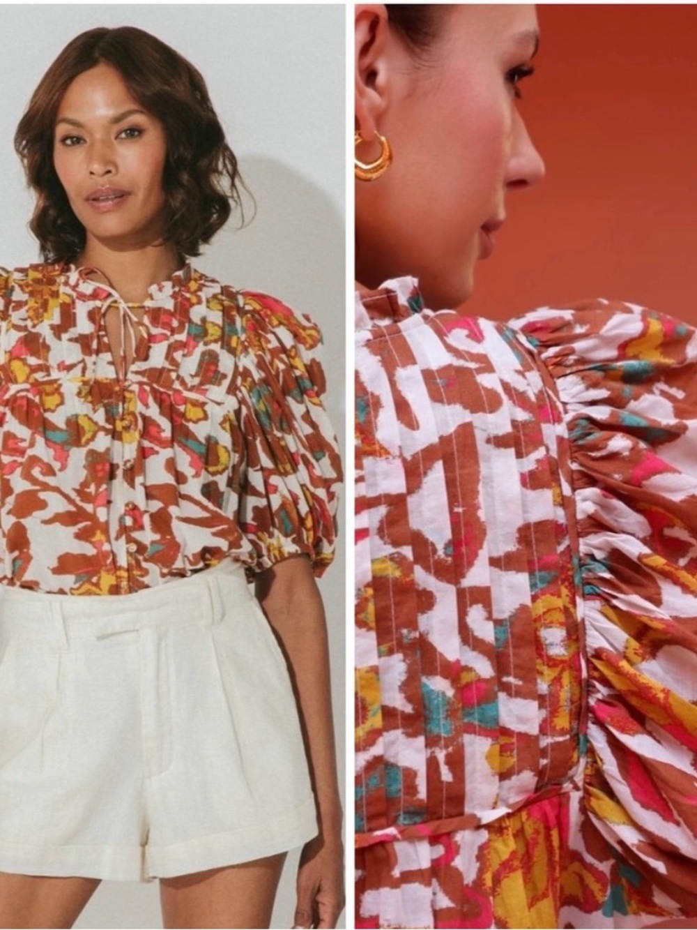 Cleobella Zola Blouse in Shea
